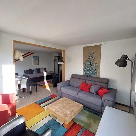 Daire For 10 People With Terrace And Mountain View La Mongie